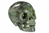 Realistic, Polished Labradorite Skull - Madagascar #151180-3